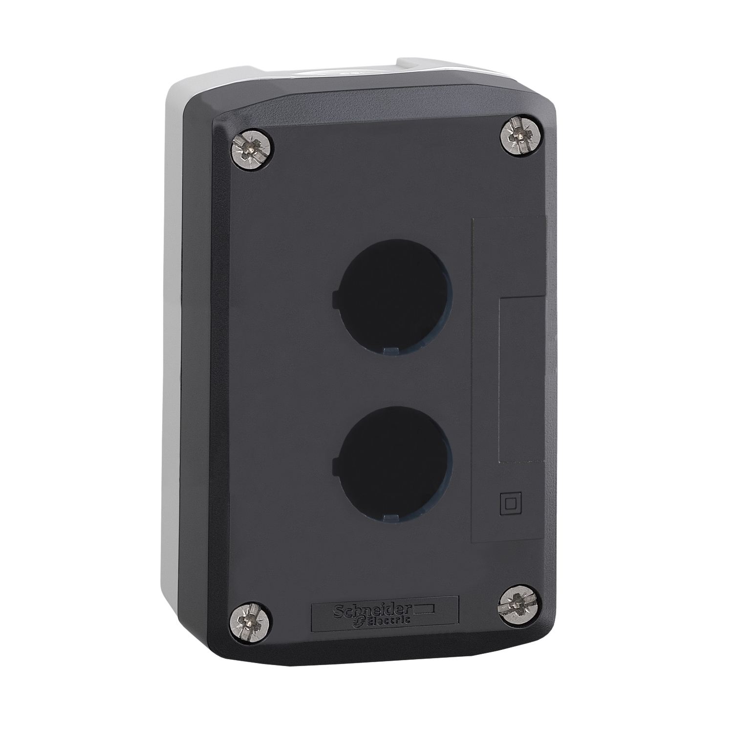 XALD02 Schneider ElectricEmpty enclosure, plastic, dark grey lid