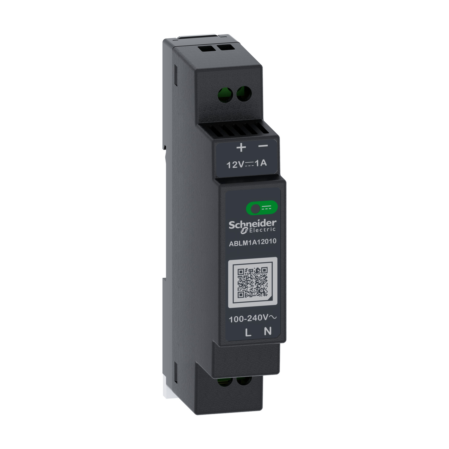 ABLM1A12010 Schneider Electric Regulated Power Supply, 100-240V AC, 12V 1 A, single phase, Modular
