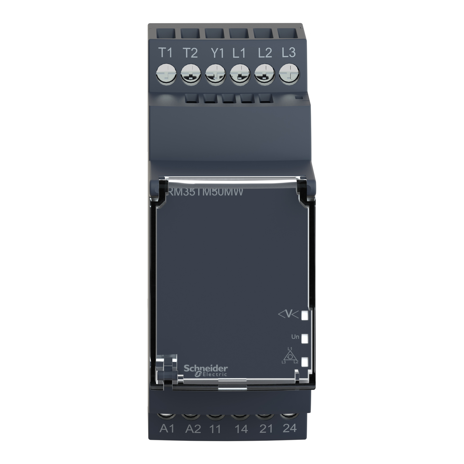 RM35TM50MW Schneider Electric motor voltage and temperature control relay - RM35-T - 24..240 V AC/DC - 2 NO