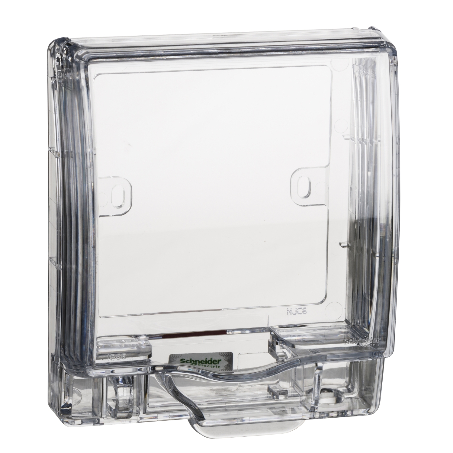 E223R_TR Schneider Electric Full-Time Weatherproof Single Gang Socket Cover (Transparent) IP55