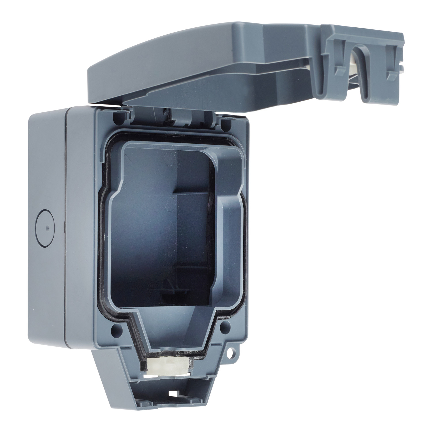 LWP9010 Schneider Electric Enclosure, Lisse weatherproof, IP66, 1gang, grey