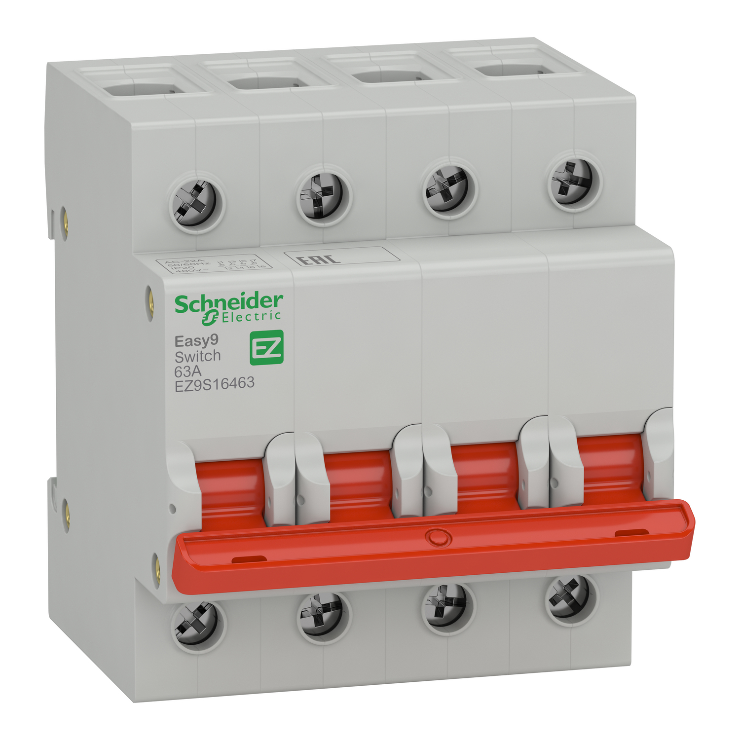 EZ9S16463 Schneider Electric Easy9 switch disconnector - 4P - 63 A - 400 V