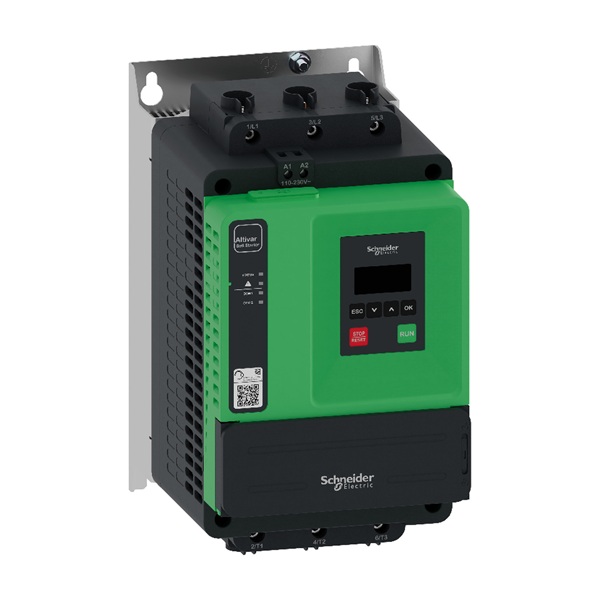 ATS430C11S6 Schneider Electric Soft starter, Altivar Soft Starter ATS430, 110A, 208 to 600V AC, control supply 110 to 230V AC
