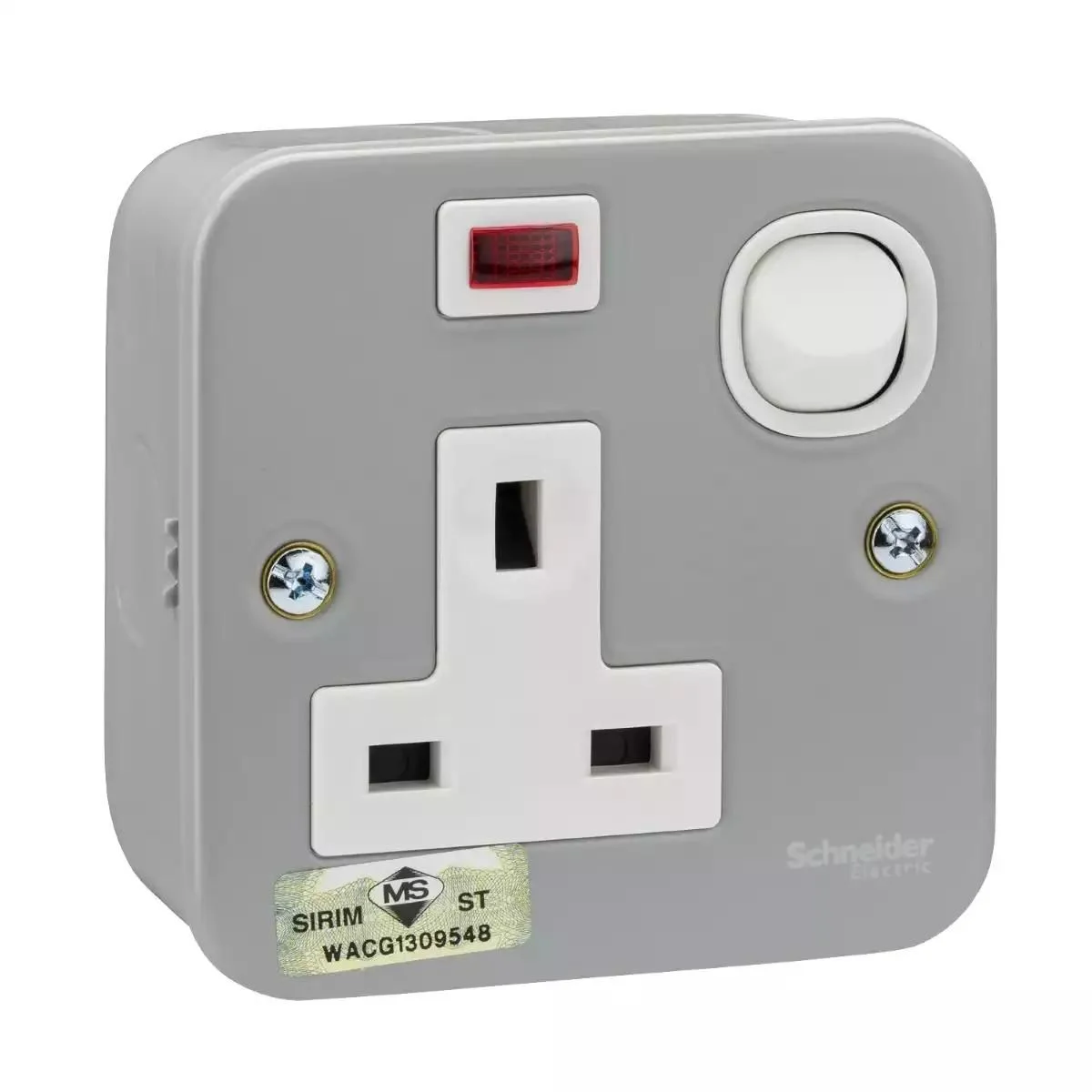 ESM15N Schneider Electric Switched socket with neon, 13A, 250V, 1 gang