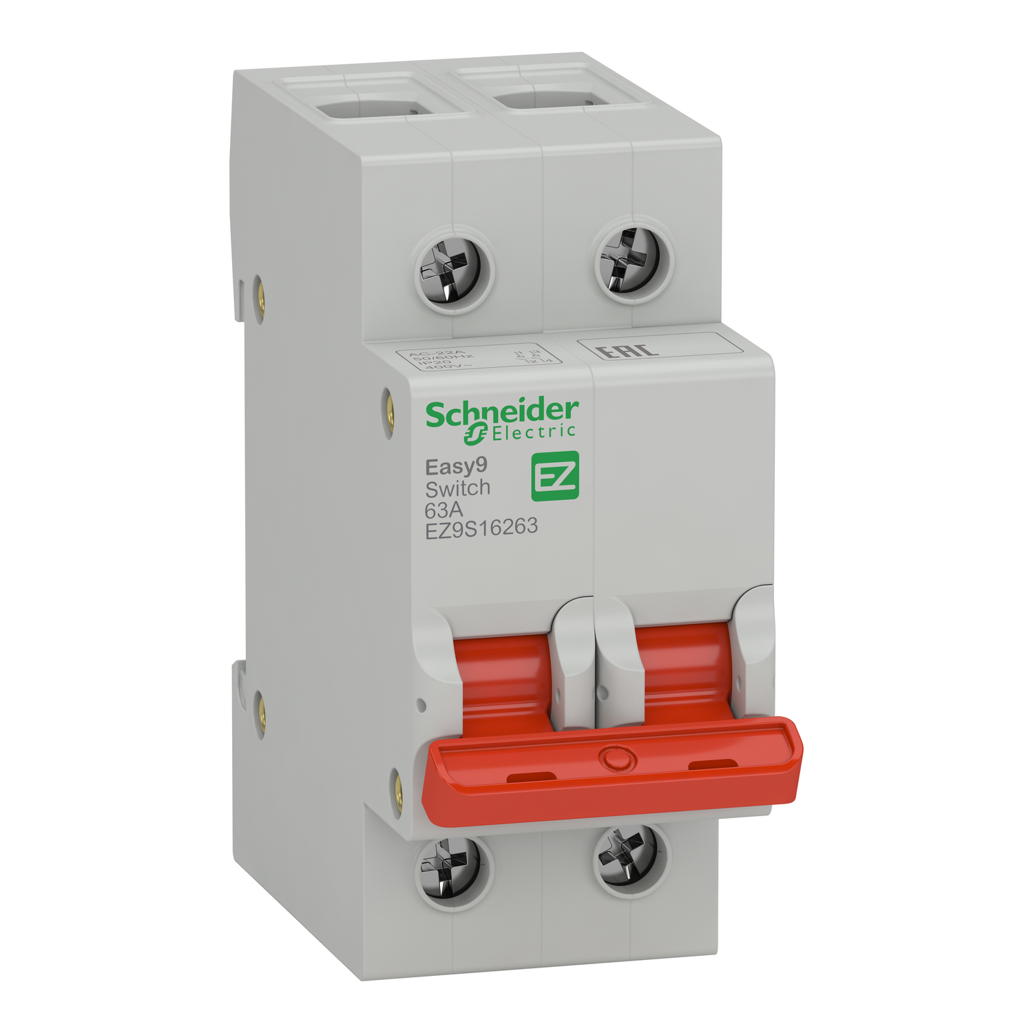 EZ9S16263 Schneider Electric Easy9 switch disconnector - 2P - 63 A - 400 V