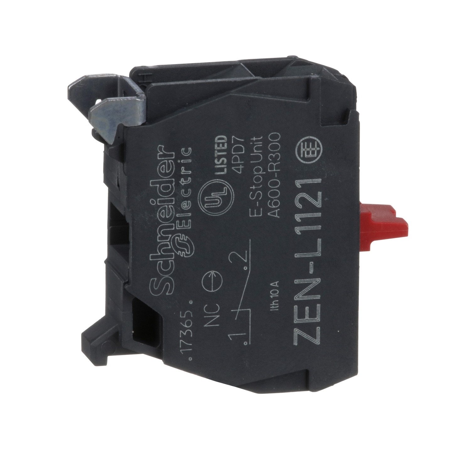 ZENL1121 Schneider Electric Single contact block for head Ø22 1NC screw clamp terminal
