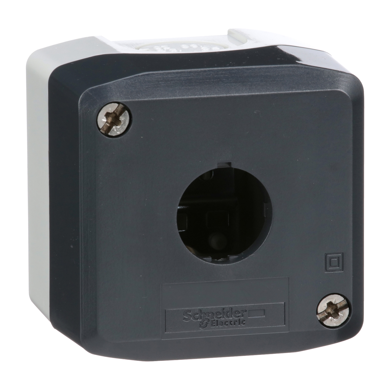 XALD01 Schneider Electric Empty enclosure, plastic, dark grey lid