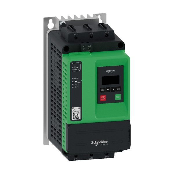 ATS430D47S6 Schneider Electric Soft starter, Altivar Soft Starter ATS430, 47A, 208 to 600V AC, control supply 110 to 230V AC